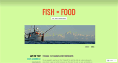Desktop Screenshot of fishequalsfood.com