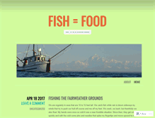 Tablet Screenshot of fishequalsfood.com